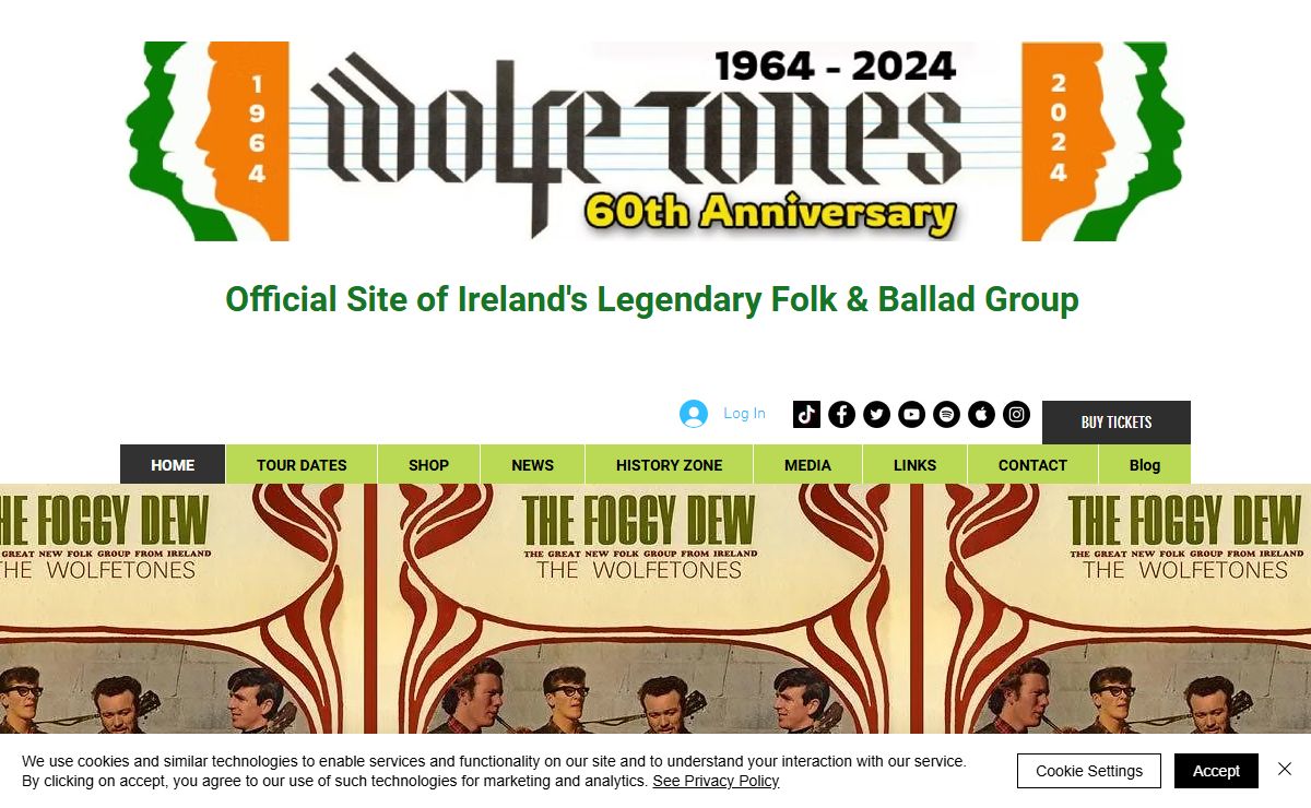Wolfetones Tours | Dublin | Wolfetonesofficialsite