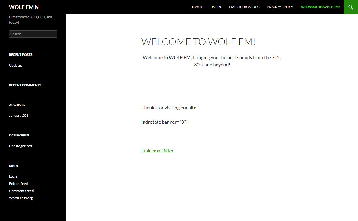 WOLF FM N | Hits from the 70's, 80's, and today!