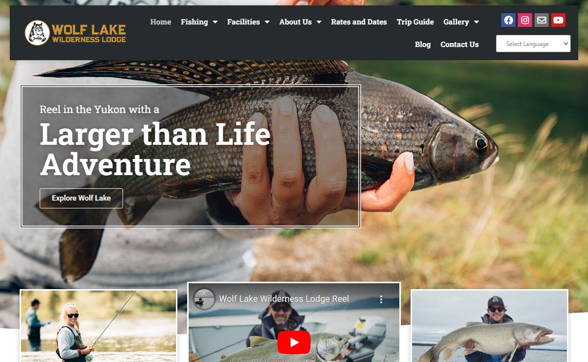 Wolf Lake Wilderness Lodge - Yukon Fly-In Fishing - Trophy Lake Trout