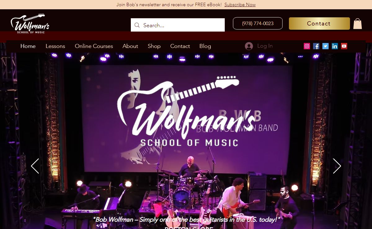 Wolfman's School of Music | Guitar Lessons, Online Courses, eBooks and more! | Boston, MA