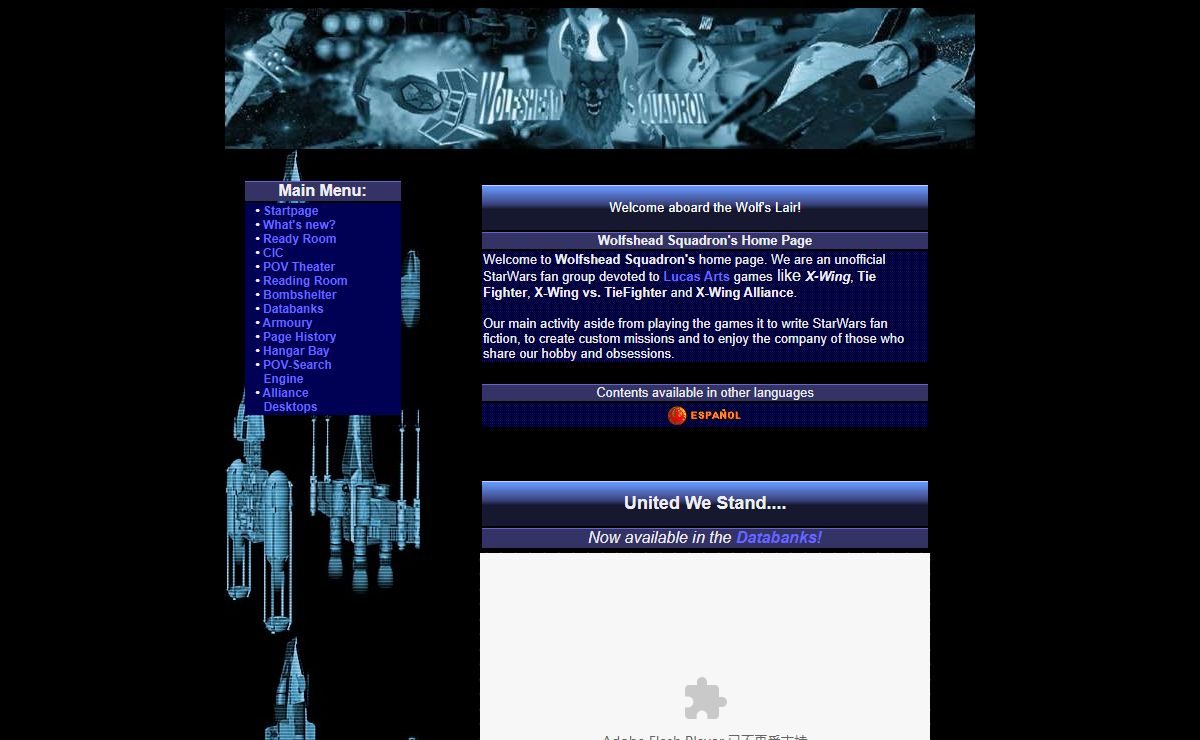 Wolfshead Squadron's StarWars Homepage