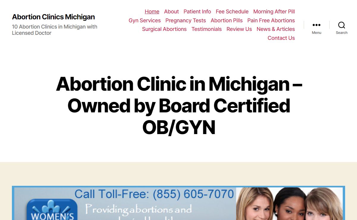 Abortion Clinics in Michigan - Multiple Locations