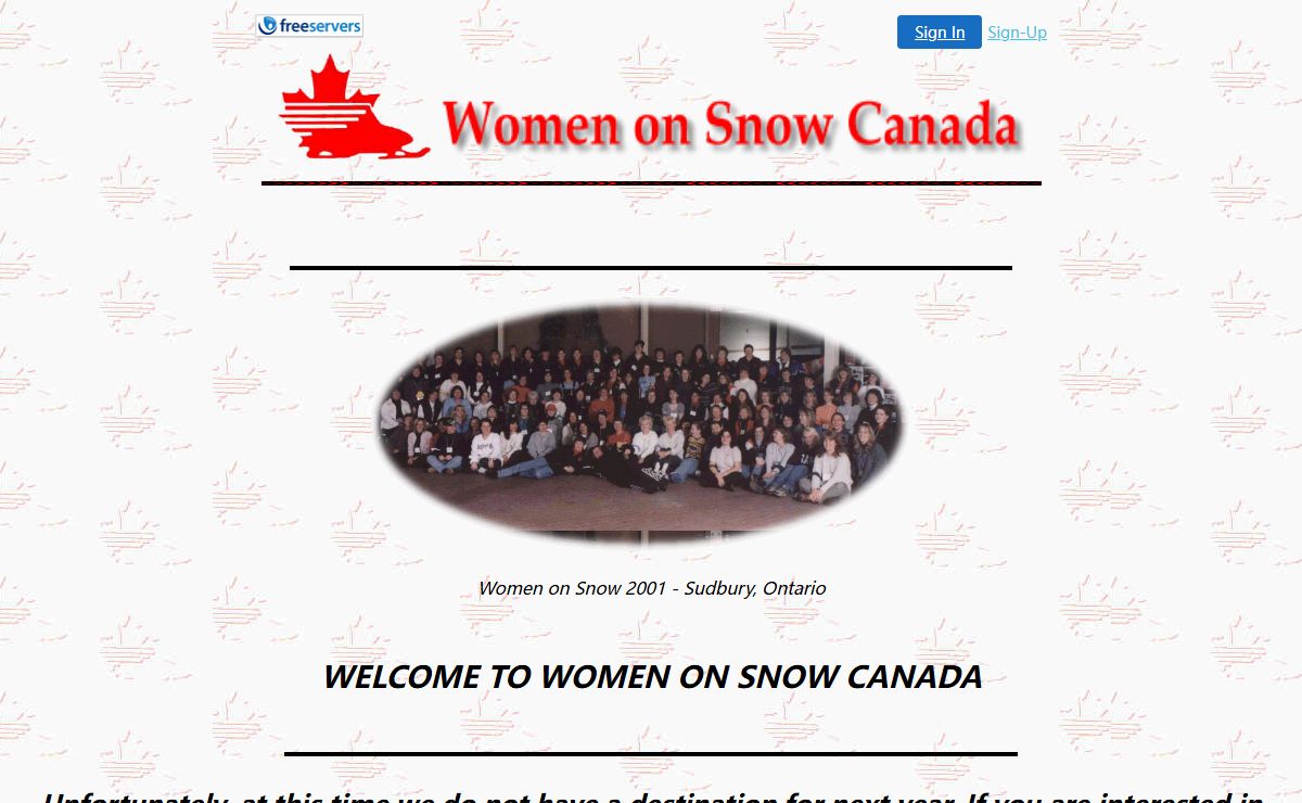 Women On Snow - Home