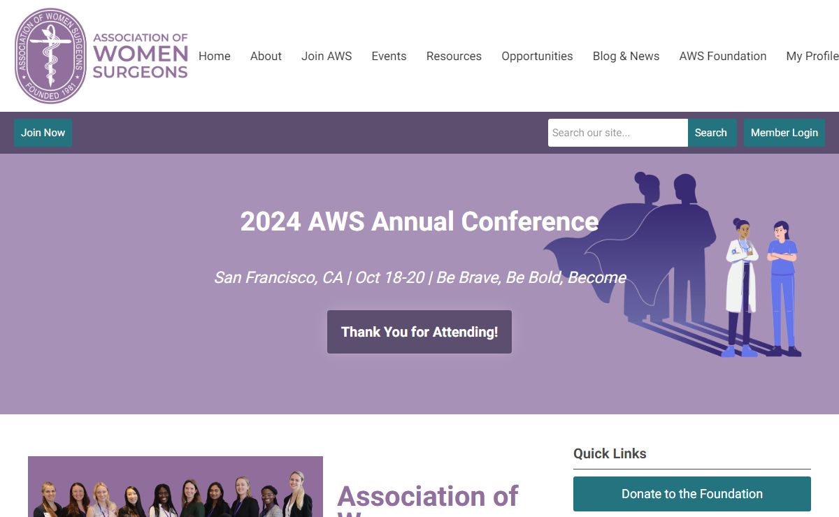 AWS - The Association of Women Surgeons Home