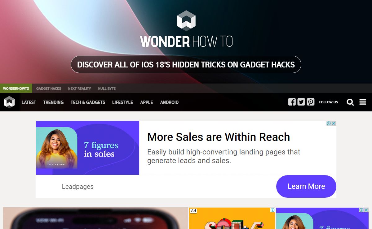 Wonder How To » Fresh Hacks For a Changing World