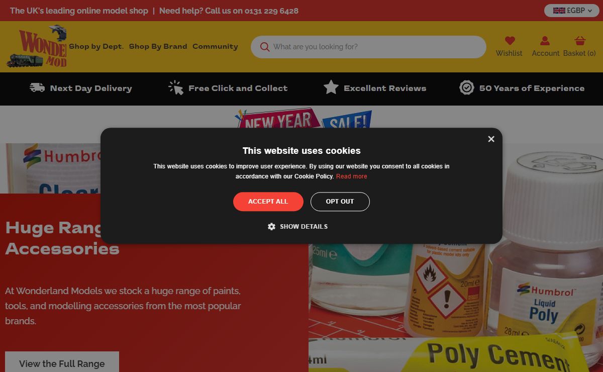 Wonderland Models | The UK's Leading Online Toy, Model & Hobby Shop