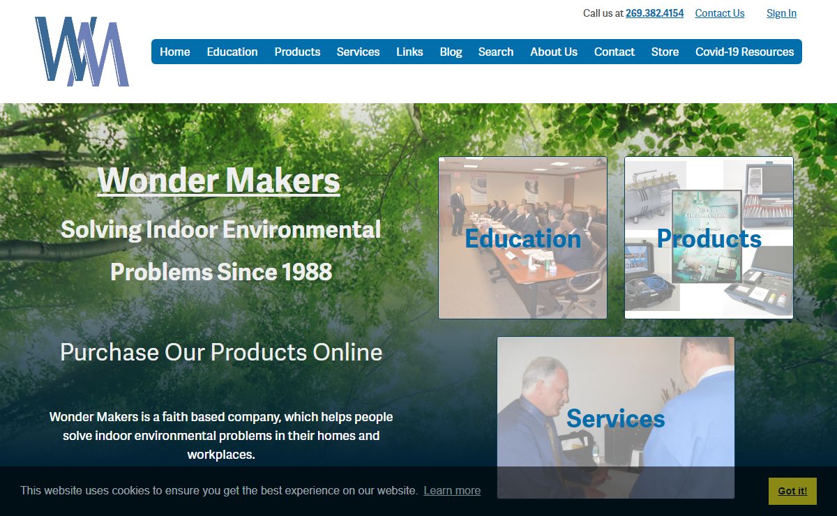 Indoor Contaminant Evaluation & Risk Assessments | Wonder Makers