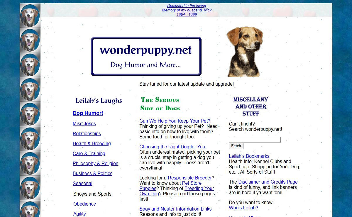 Wonderpuppy.net