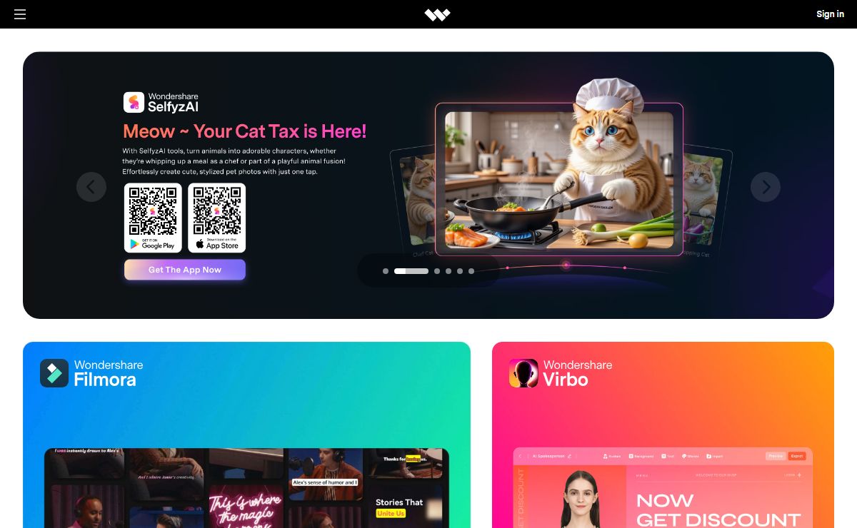 Wondershare Official Website: Creativity, Productivity, Utility