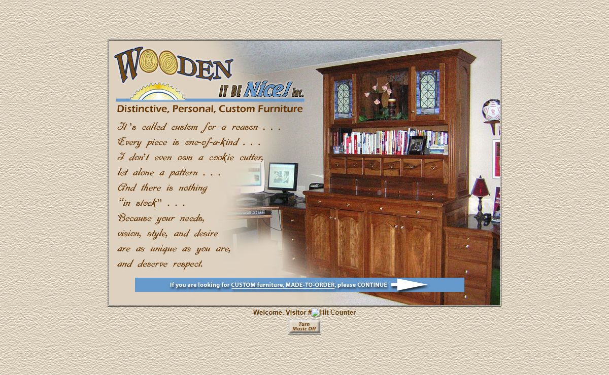 Wooden It Be Nice, Inc. - Custom, Handcrafted, Wood Furniture Made to Order