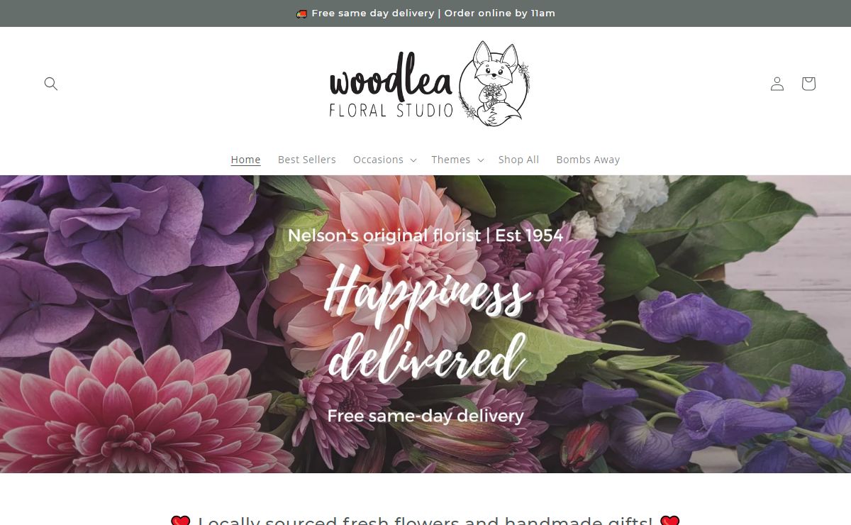 Nelson Florist, Nelson Flower Delivery | Woodlea Studio – Woodlea Floral Studio