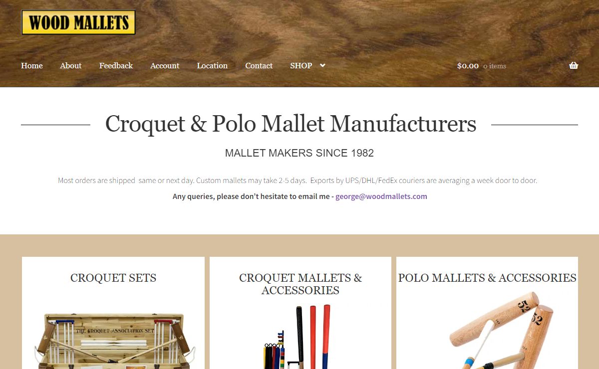 Croquet Mallets & Sets | Polo Mallets & Equipment - Wood Mallets