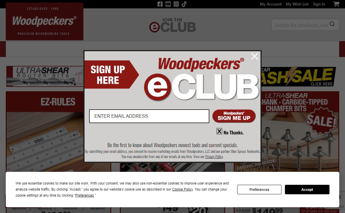 Woodworking Tools Designed and Made in USA | Woodpeckers