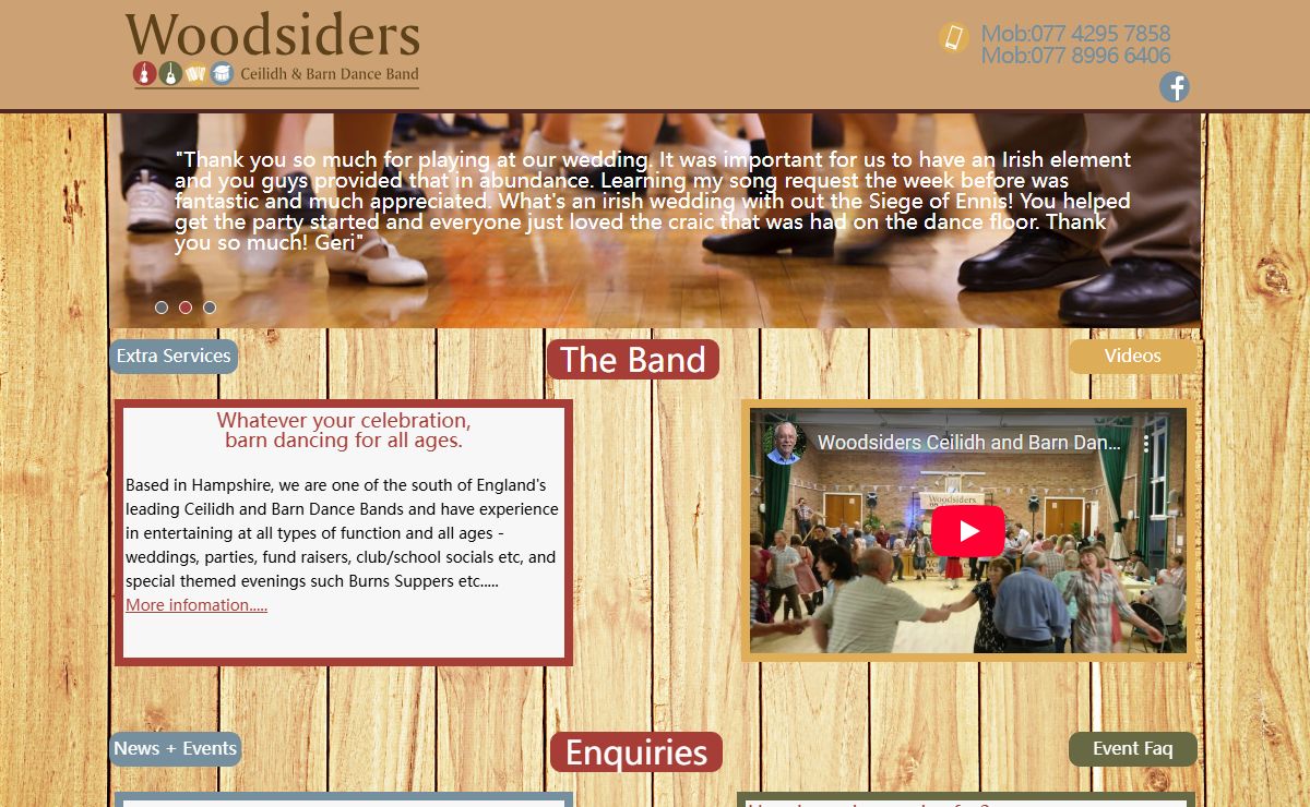 Woodsiders Ceilidh & Barn Dance Band