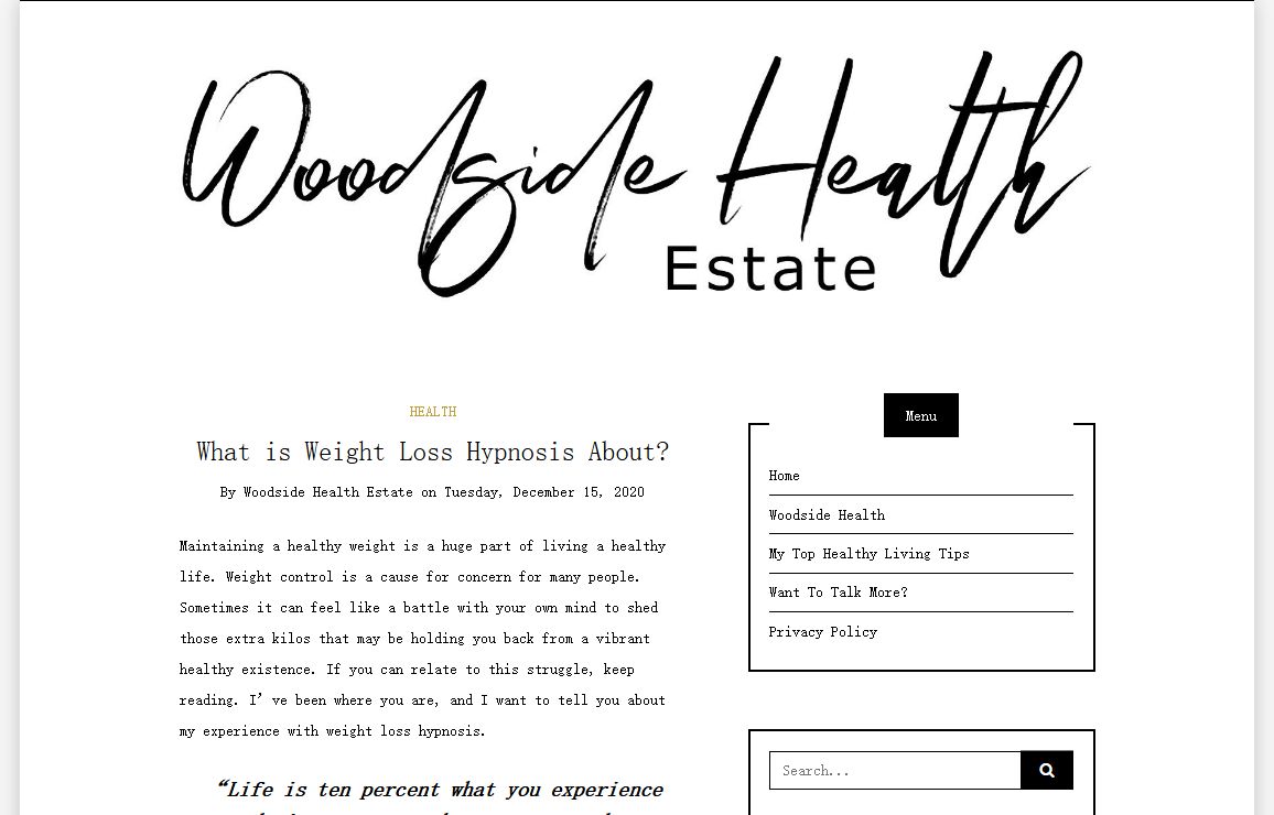 Woodside Health Estate – We're All About Good Wine and Good Health