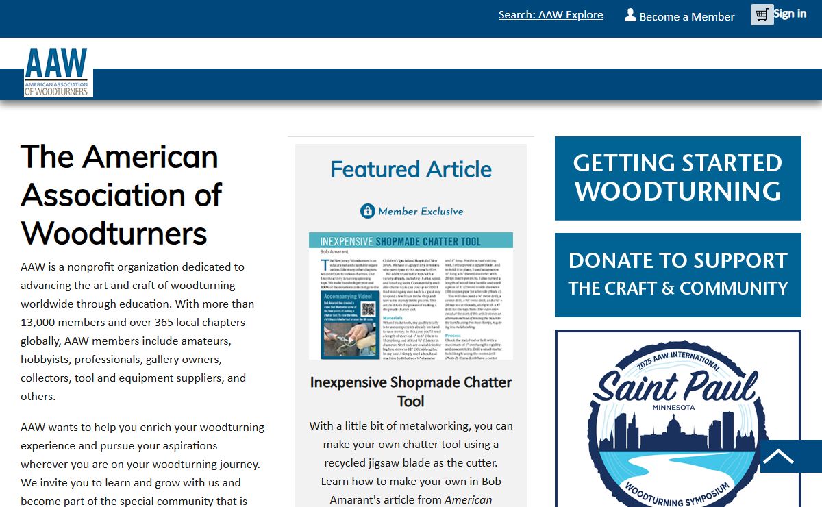 AAW Main Homepage