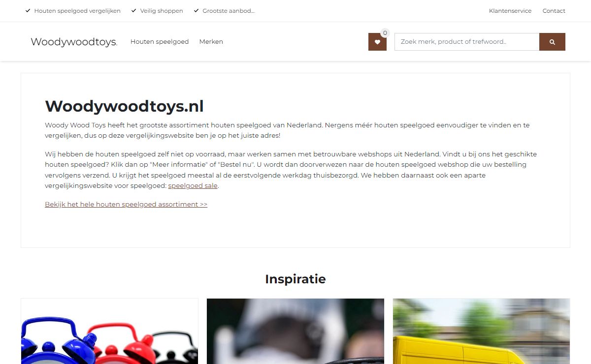 Woodywoodtoys.nl - De vergelijker voor houten speelgoed