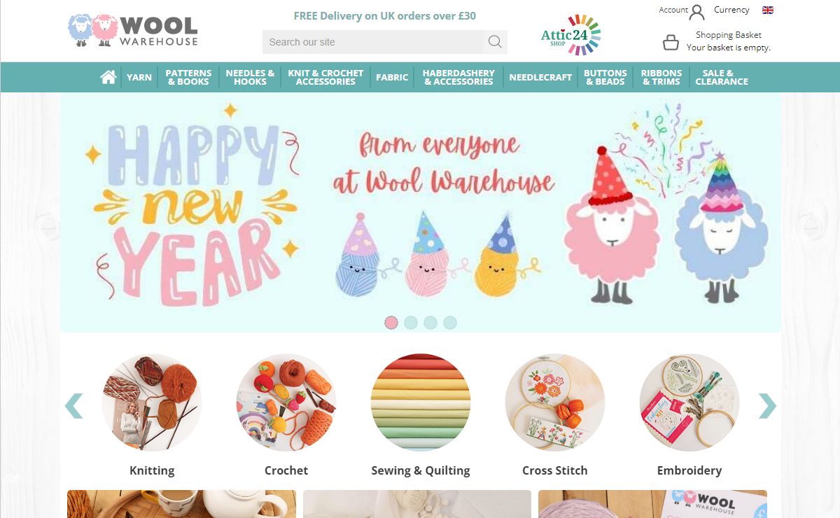 Home - Wool Warehouse - Buy Yarn, Wool, Needles & Other Knitting Supplies Online!