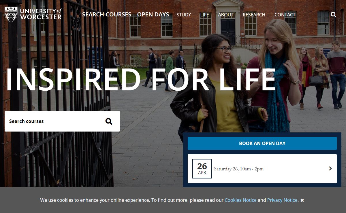 First for jobs - University Of Worcester