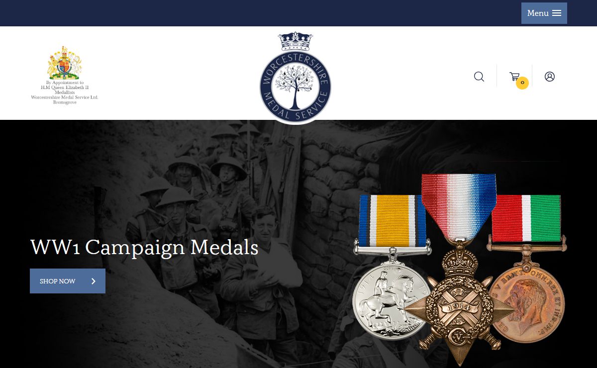 Home Page | Worcestershire Medal Service Ltd