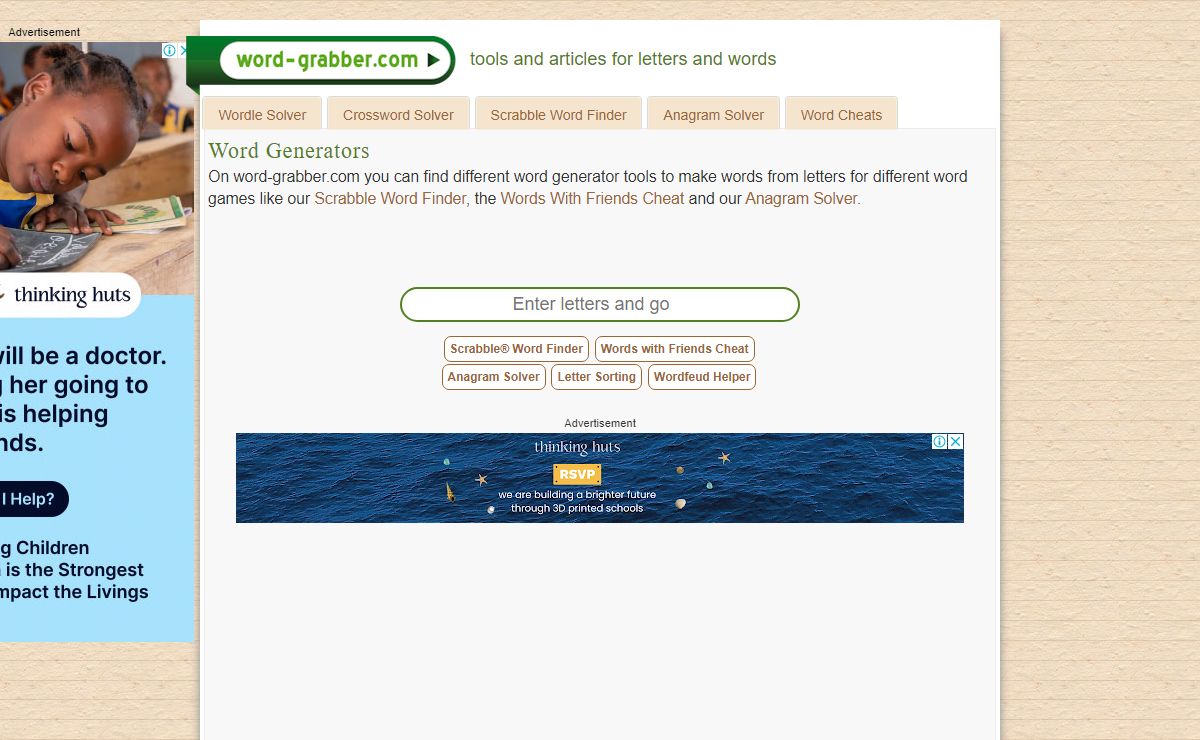 Word generators | The best Word Game Helpers to make words with