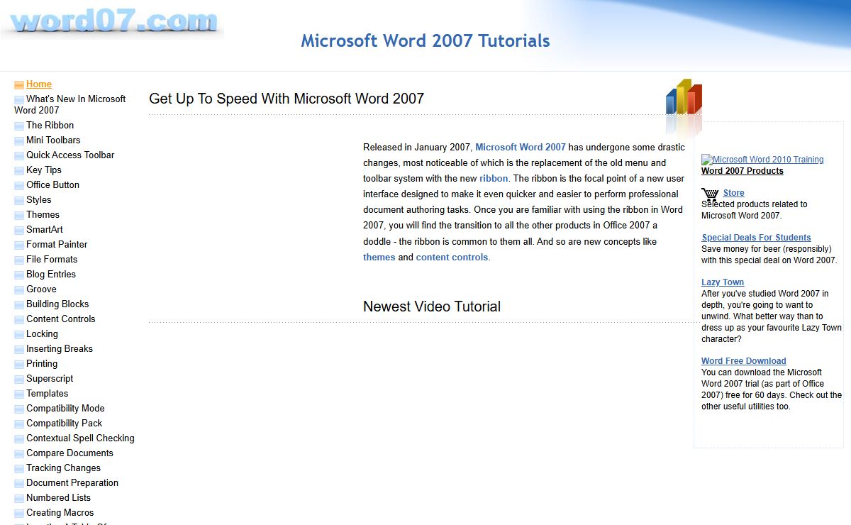 Microsoft Word 2007 Tutorials