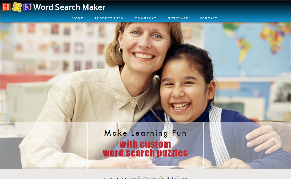 1-2-3 Word Search Maker- Custom Word Find Puzzle Maker Software for Windows