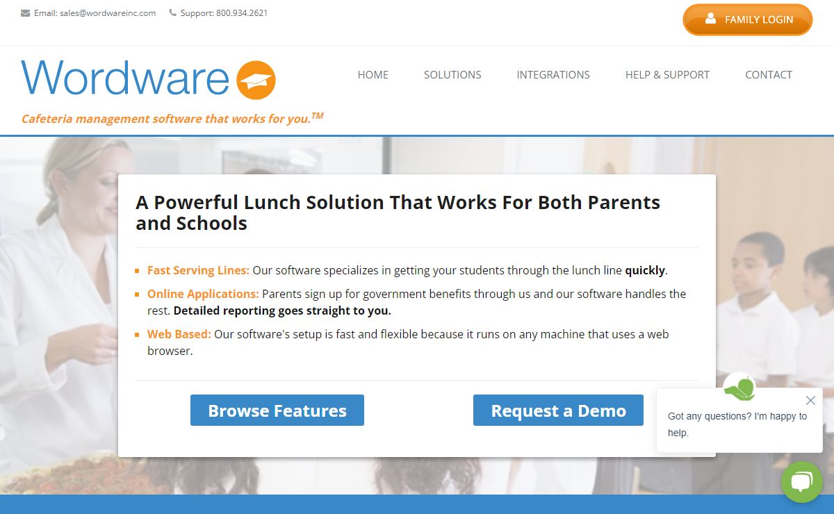 Leading School cafeteria management software solution provider