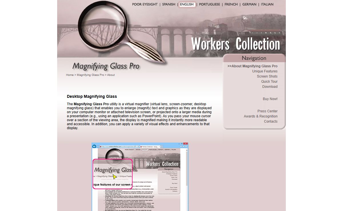 Desktop Magnifying Glass Pro (screen magnifier)