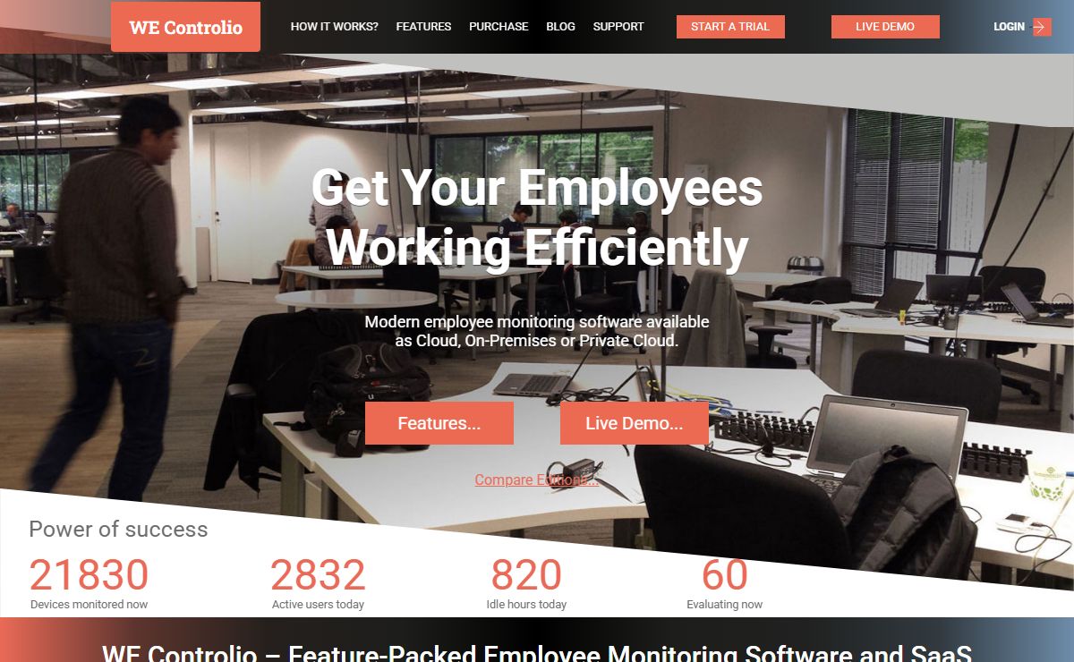 WE Controlio | Employee Monitoring SaaS