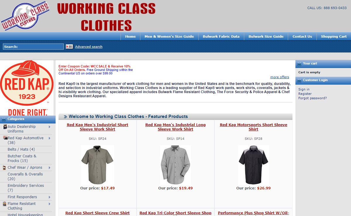 Red Kap Uniforms - Working Class Clothes
