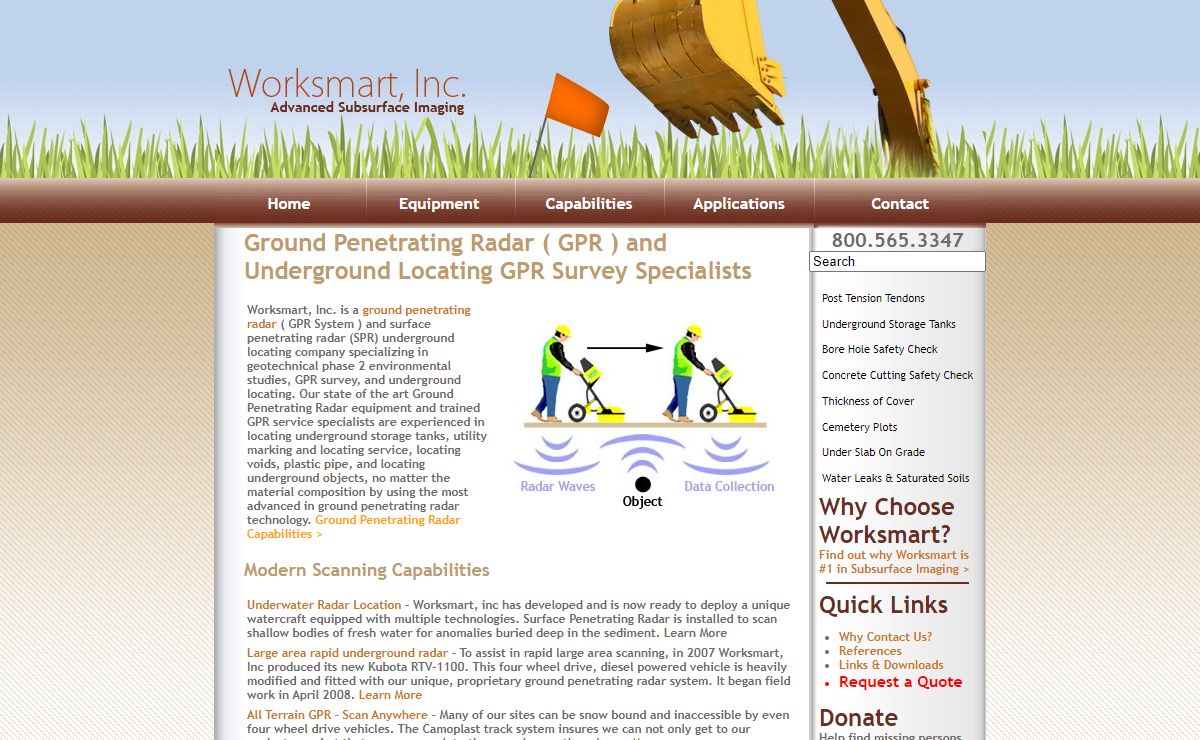 Ground Penetrating Radar Service Companies, GPR Company, ground penetrating radar, underground utilities locator, locating underground storage tanks, private utility locating, borehole safety checks.