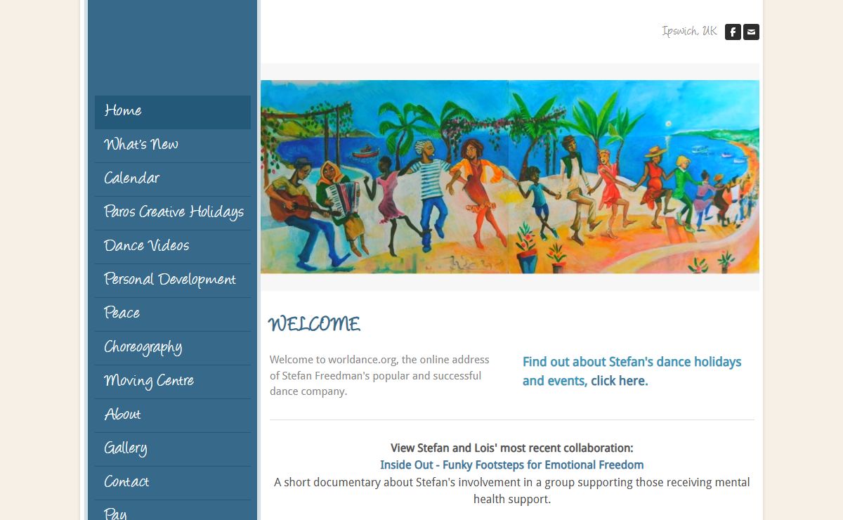 Worldance home page