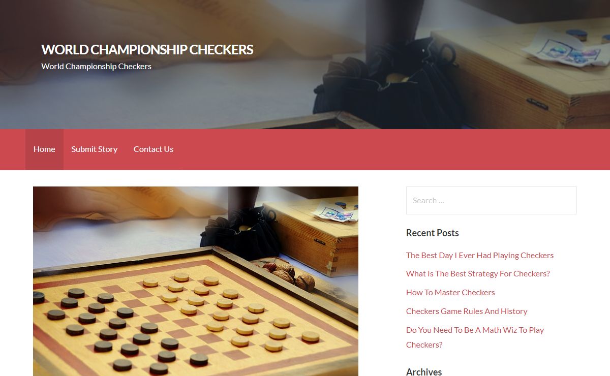 World Championship Checkers – World Championship Checkers