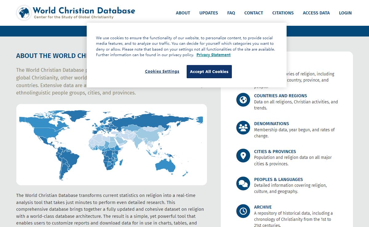 World Christian Database | Brill
