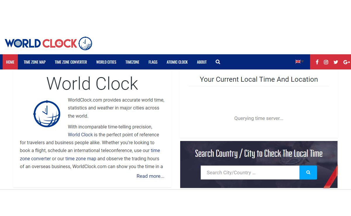 World Clock - Local Time, World Time, Time Zone & Weather.