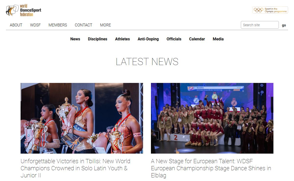 All about DanceSport at World DanceSport Federation