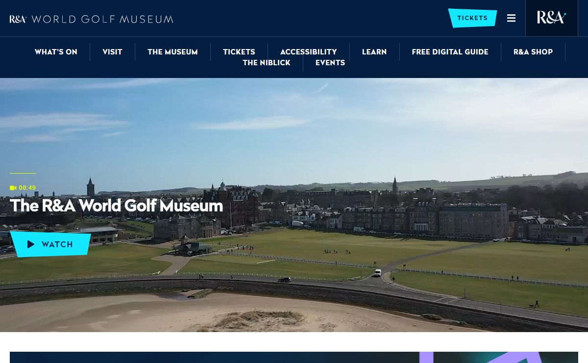 The R&A World Golf Museum