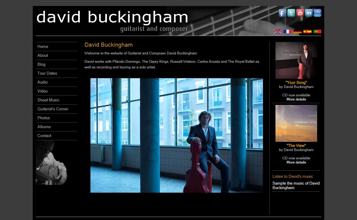 David Buckingham | Classical, Flamenco and Acoustic Guitarist