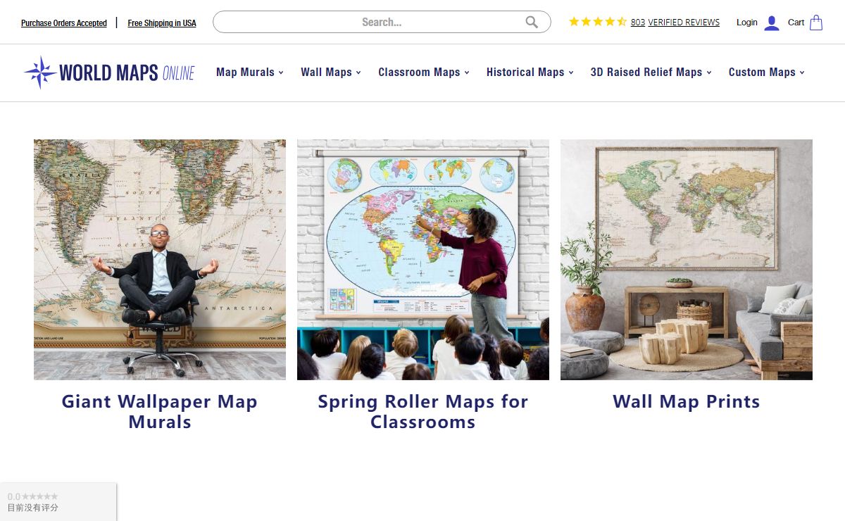 World Maps Online - Map Murals, Wall Maps, Educational Maps, Historical Map Prints