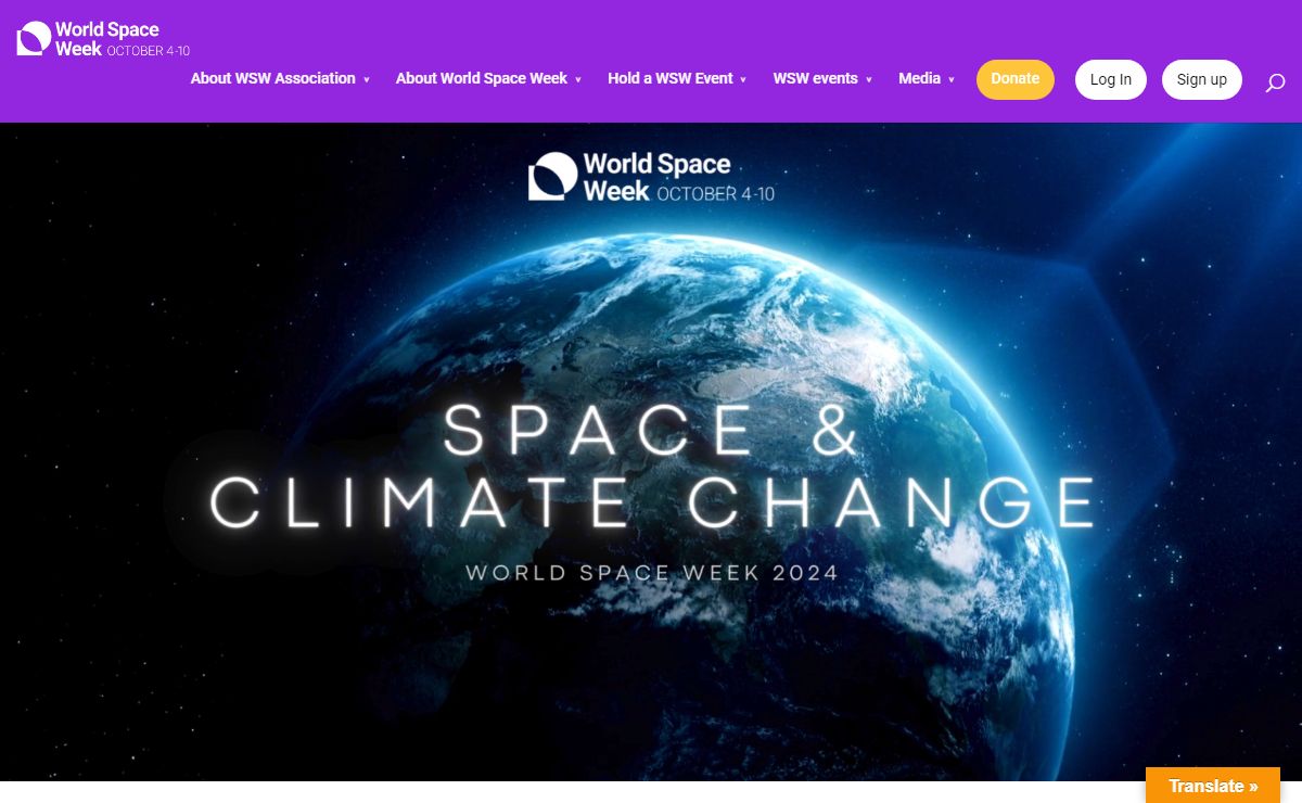 World Space Week | Celebrate UN-declared World Space Week, 4-10 October annually, the largest space event in the world