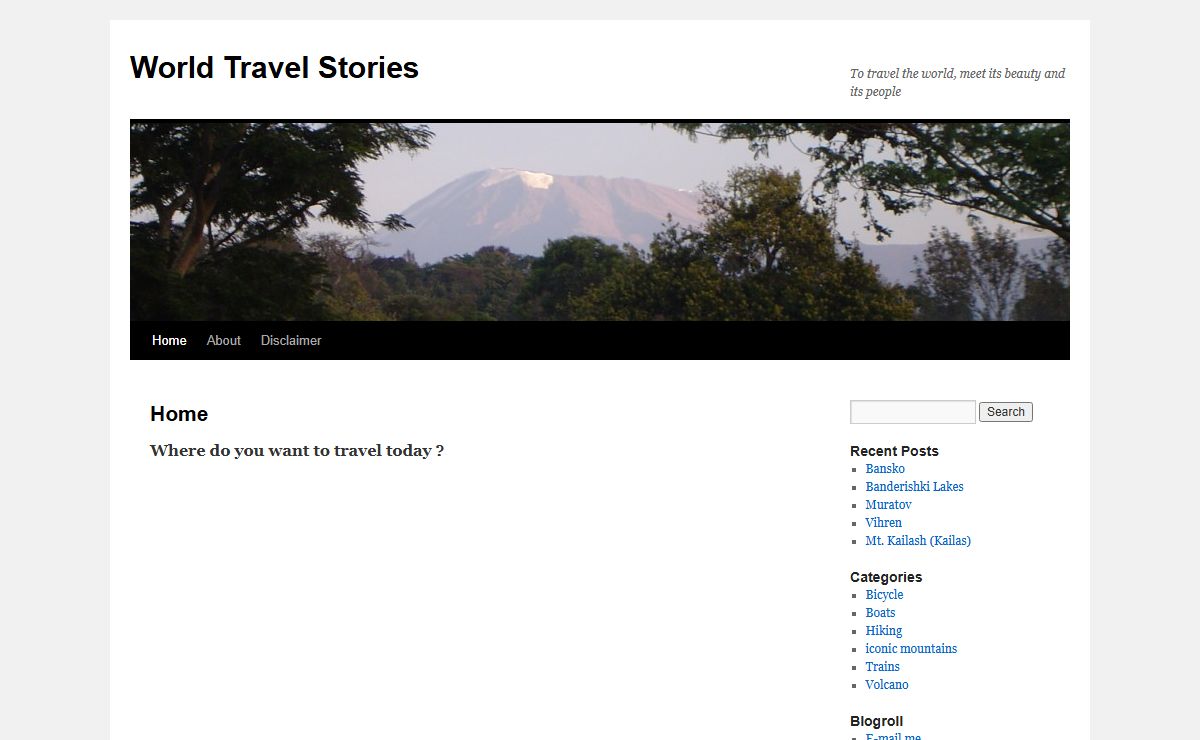 World Travel Stories | To travel the world, meet its beauty and its people