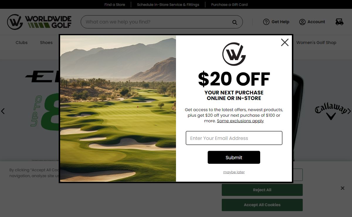 Buy Golf Equipment Online | Worldwide Golf Shops