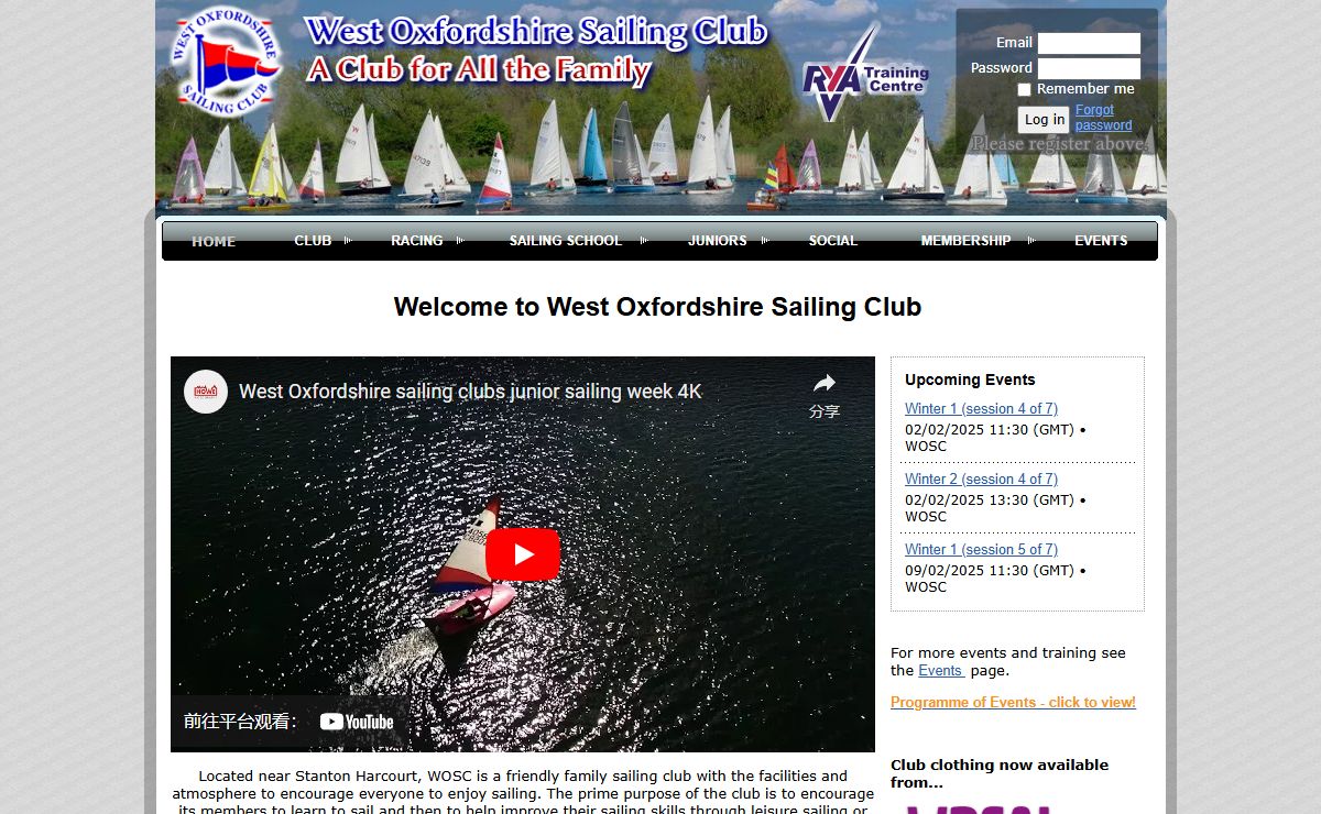 West Oxfordshire Sailing Club - Home
