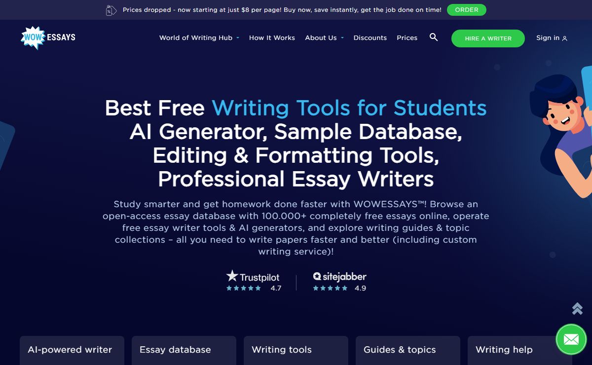 Free Essay Writer Service | Write My Essay | Essay Database | WOWESSAYS™