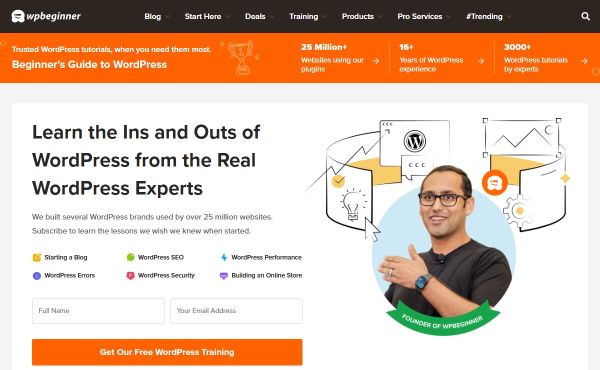 WPBeginner - Beginner's Guide for WordPress