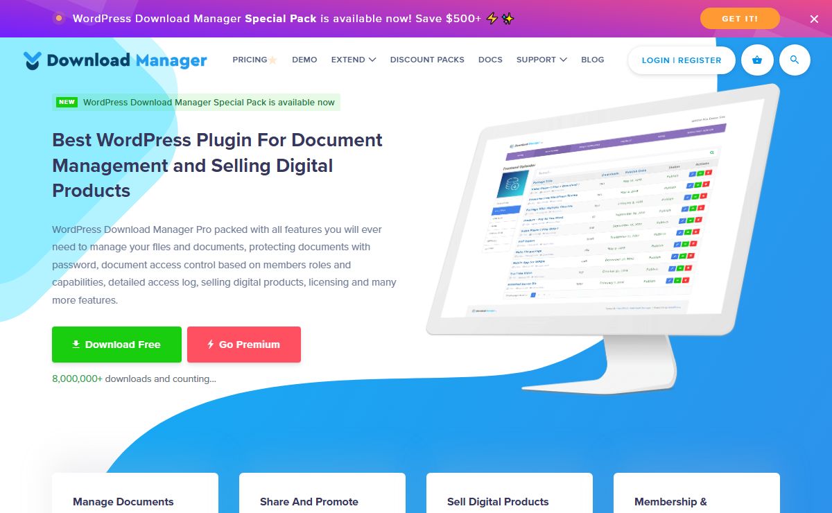 WordPress Download Manager - Best File Management & Digital eCommerce Plugin