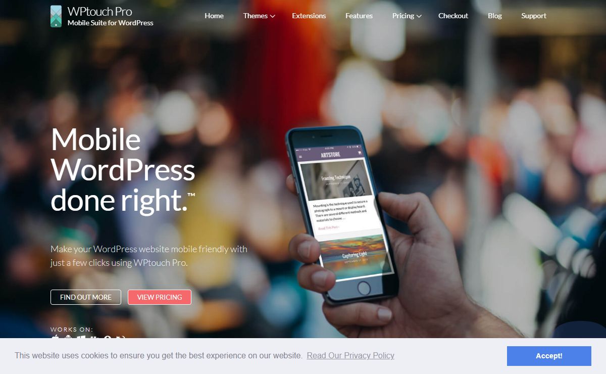 Create a beautiful mobile version of your WordPress site