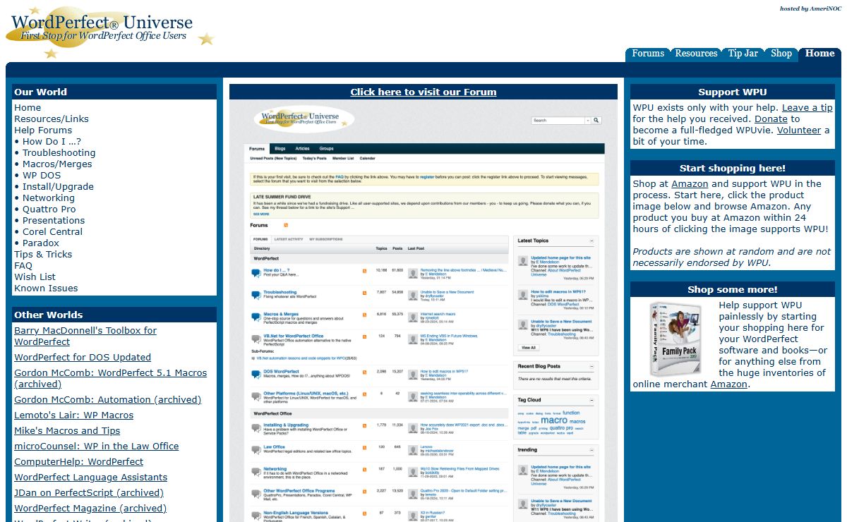 WordPerfect Universe - First Stop for WordPerfect Office Users