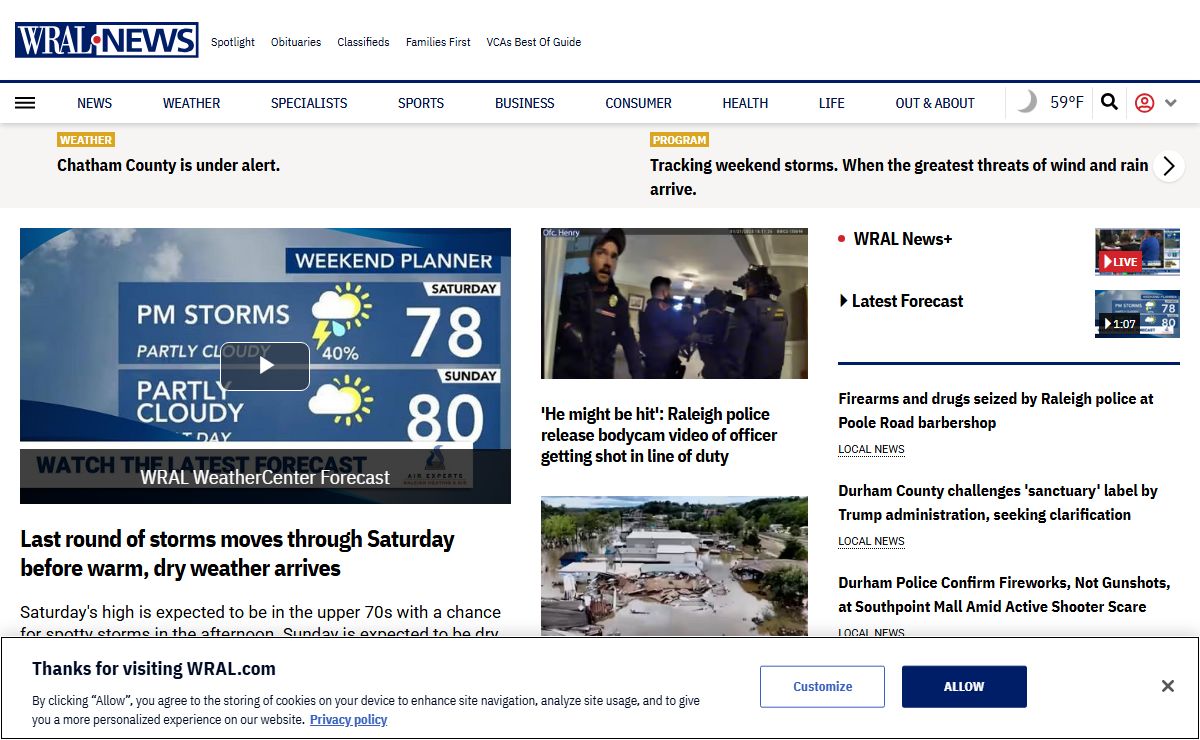WRAL | News and Weather in Raleigh NC